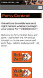 Mobile Screenshot of partycentral.co.nz